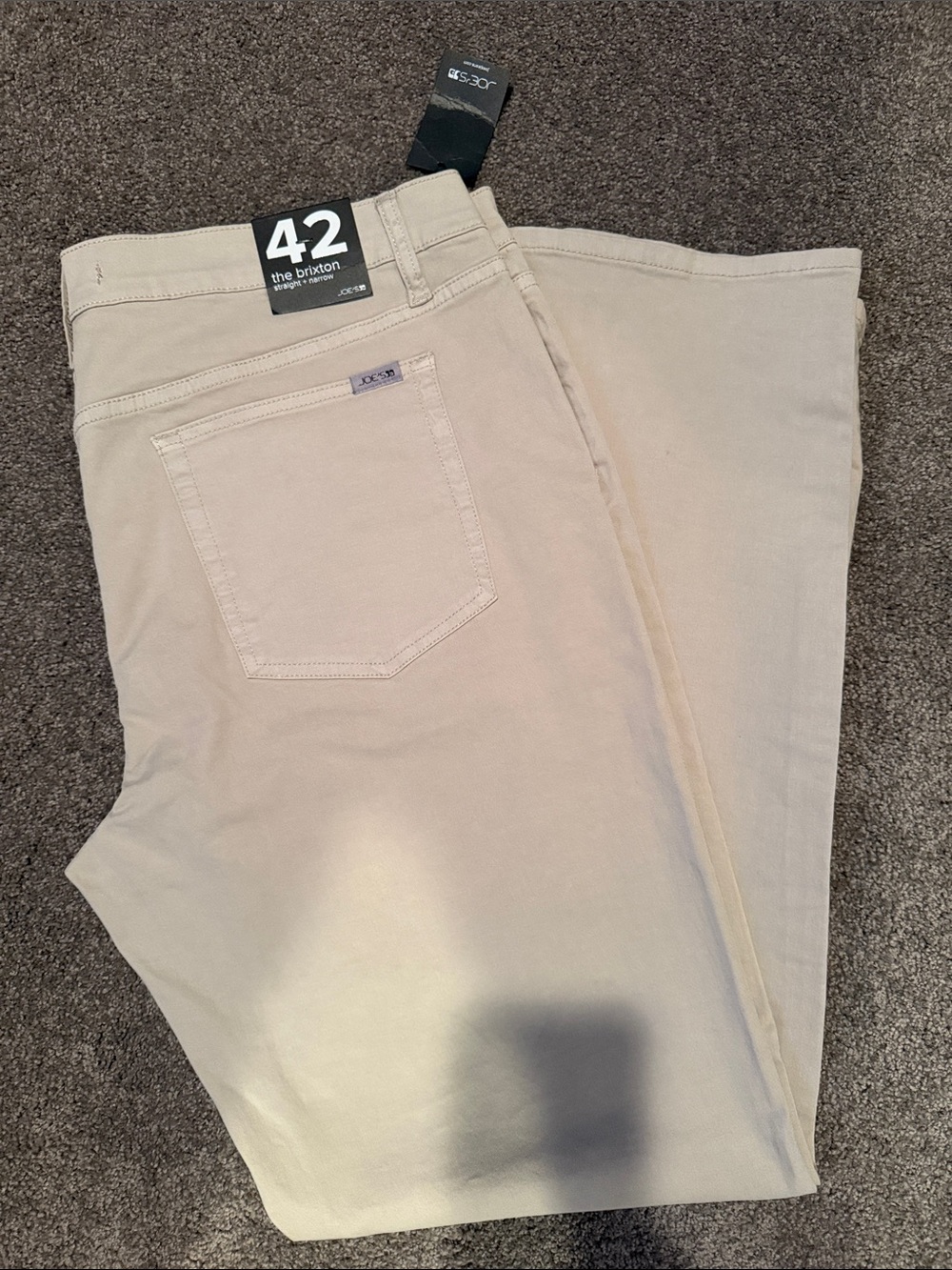 JOES Men's Chino Pants in Light Beige - Size 42